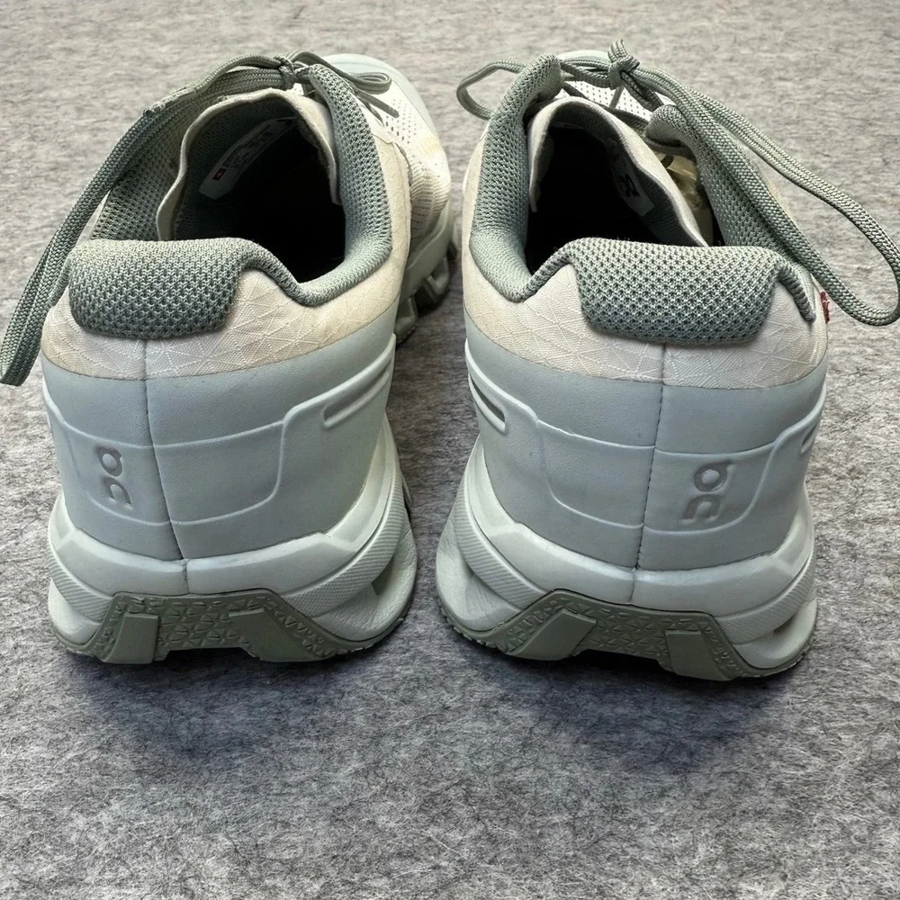 On Cloudventure Trail Running Shoes Womens 7.5 Missiongrip Mesh White Sage Green